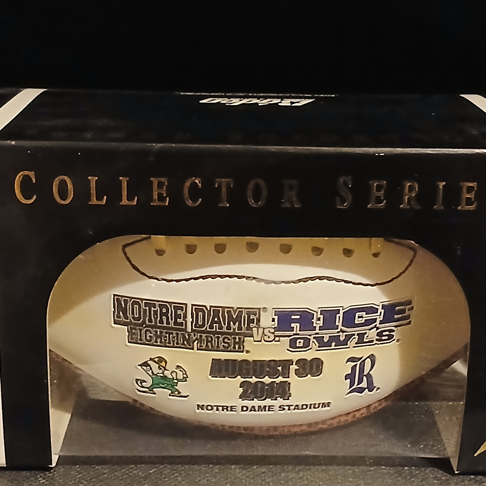 Notre Dame vs Rice Collector Series Football